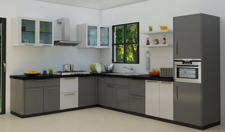 Modular Kitchen L Shaped